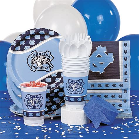 unc party supplies|unc tarheels for party.